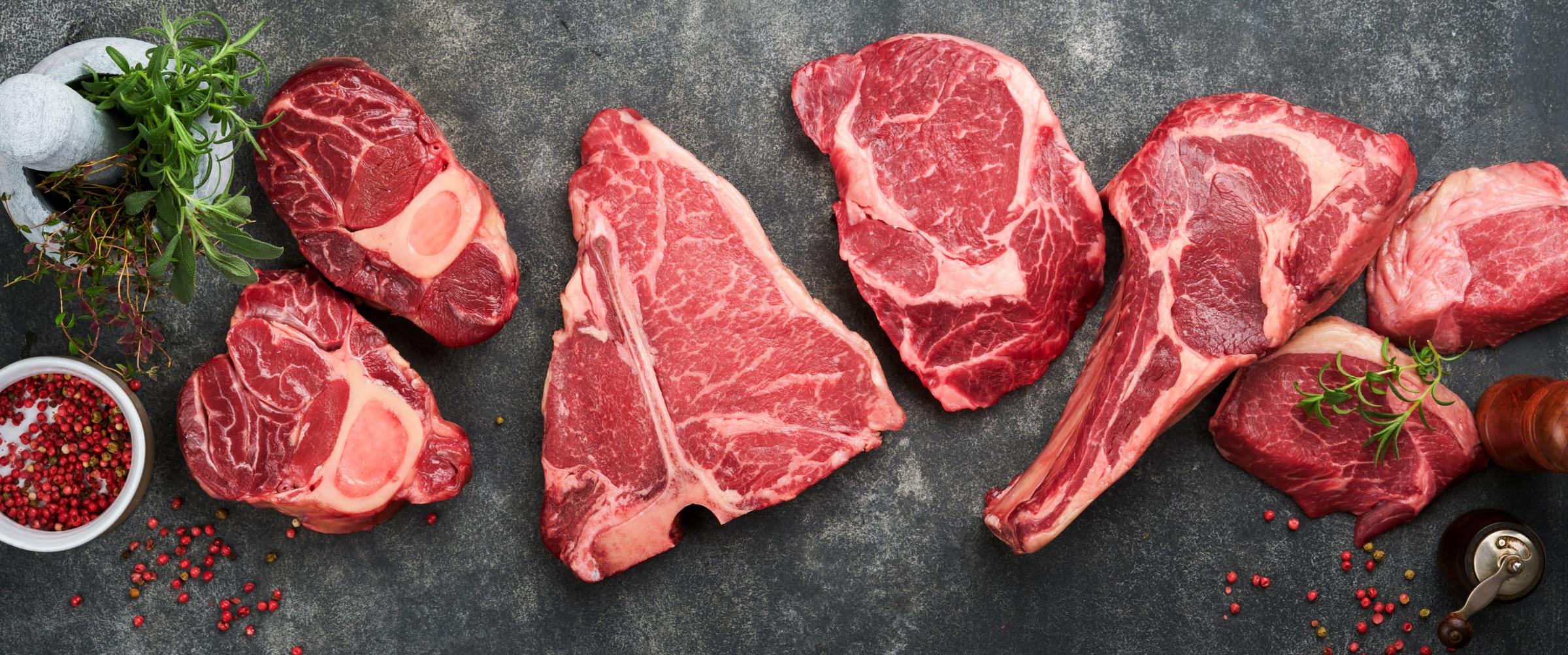 Premium beef cuts