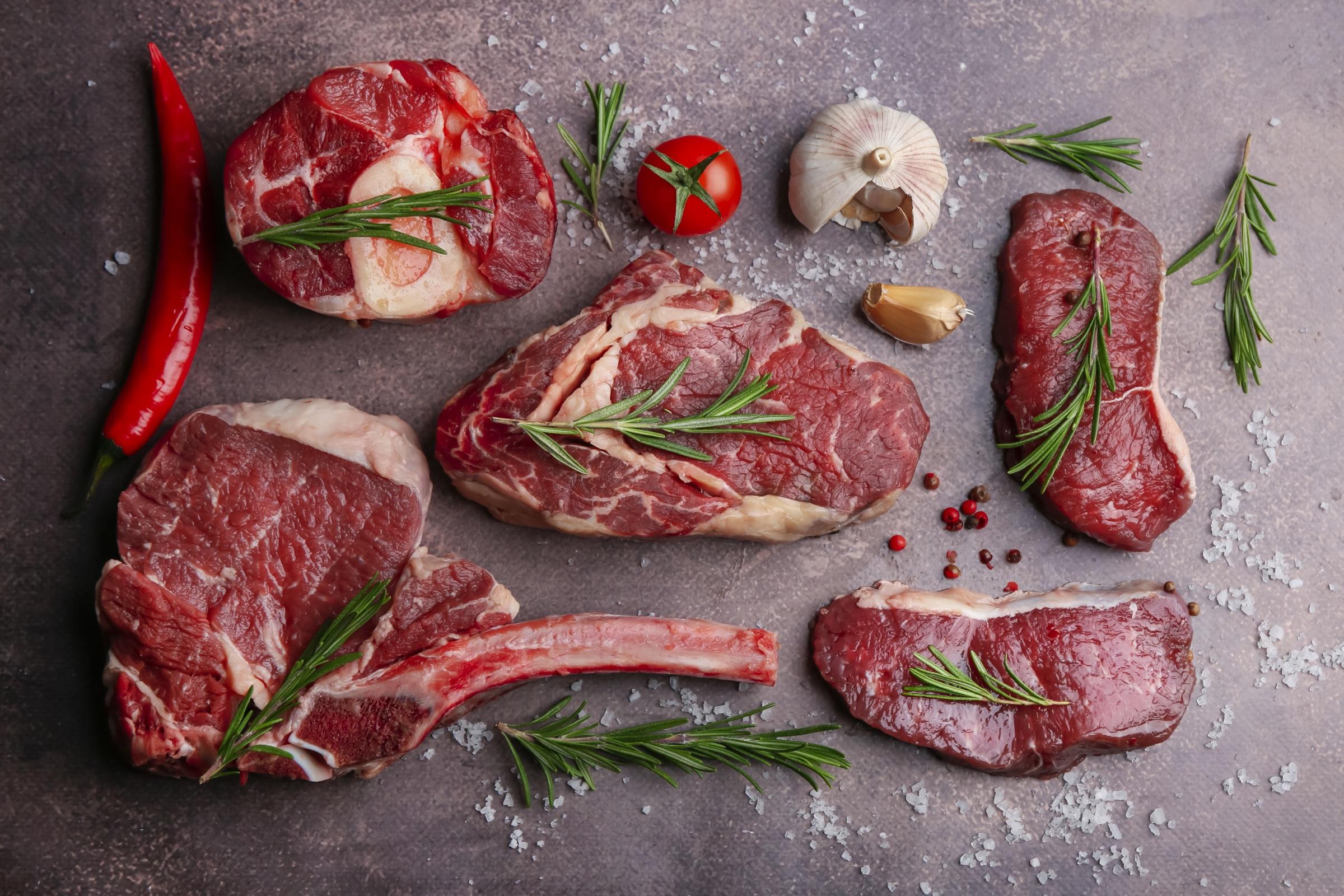 Premium beef cuts